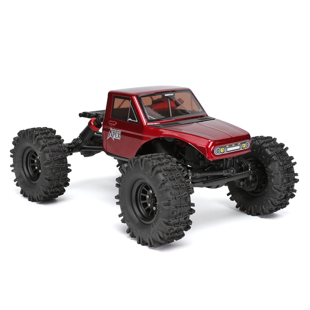 Redcat Ascent-18 APEX brushless RC rock crawler metallic red